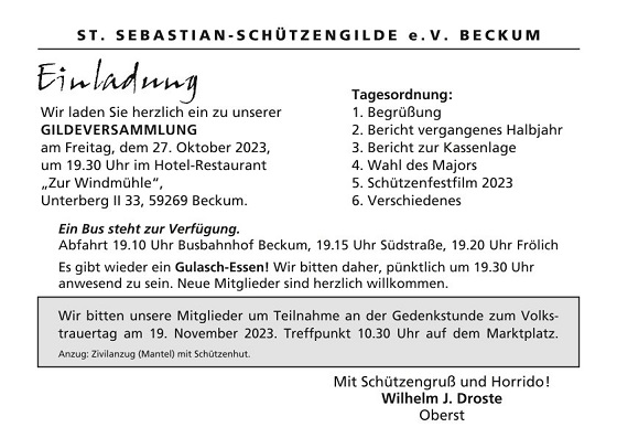 20231027 Einladung Gildeversammlung